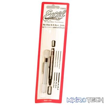 Pin Vise with Assorted Drills
