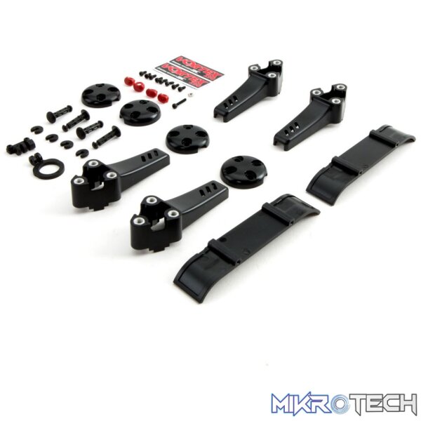 Plastic Kit Black: Vortex Pro Plastic Kit Black: Vortex Pro