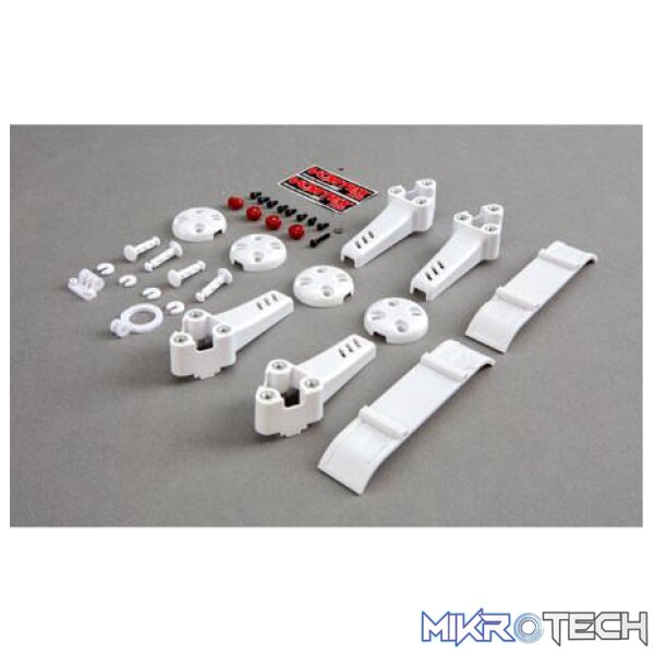 Plastic Kit White: Vortex Pro Plastic Kit White: Vortex Pro