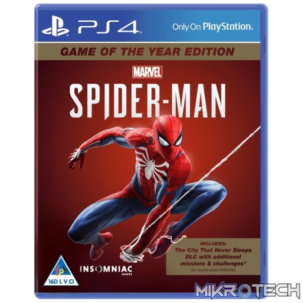 PlayStation 4 Game Spider-Man Game PlayStation 4 Game Spider-Man Game
