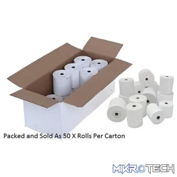 Postron Premium Thermal 80mm X 83mm Paper Roll – Colour White