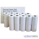 Postron Thermal 57mm X 40mm Credit Card Paper Rolls