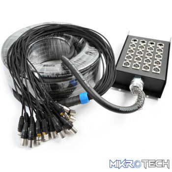 Power Dynamics Connex -  Cx164 Professional 16:4 Xlr Stage Snake 30M