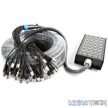 Power Dynamics Connex - Professional 24:4 Xlr Stage Snake 50M