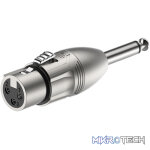 Roxtone - Adap 6.3Mm Mono Plug - Xlr Socket