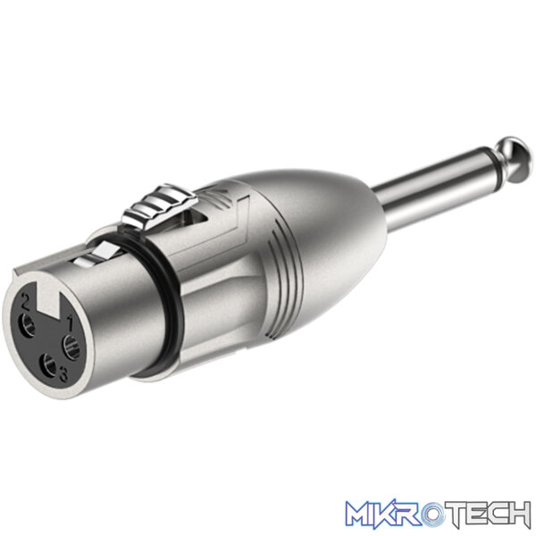 RA2XFJM_1 Roxtone - Adap 6.3Mm Mono Plug - Xlr Socket - Image 1
