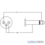 Roxtone - Adap 6.3Mm Mono Plug - Xlr Socket - Image 3