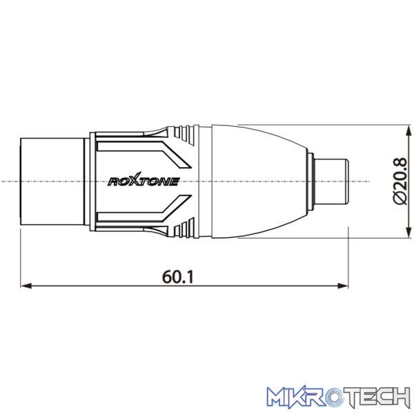 Roxtone - Adap Xlr Socket - Rca Socket - Image 3