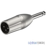 Roxtone - Adap Xlr Plug - 6.3 Mono Plug