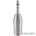 Roxtone - Adap Xlr Plug - 6.3 Mono Plug - Image 2