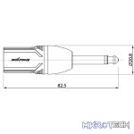 Roxtone - Adap Xlr Plug - 6.3 Mono Plug - Image 3