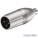 Roxtone - Adap Xlr Plug - Rca Socket