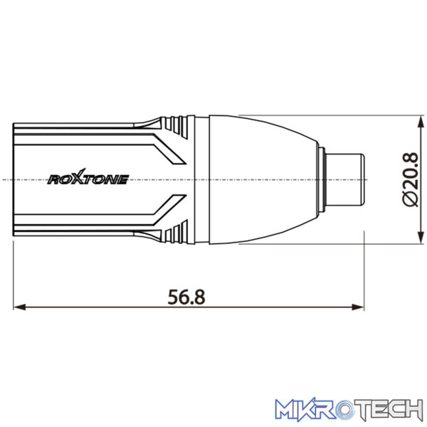 Roxtone - Adap Xlr Plug - Rca Socket - Image 3
