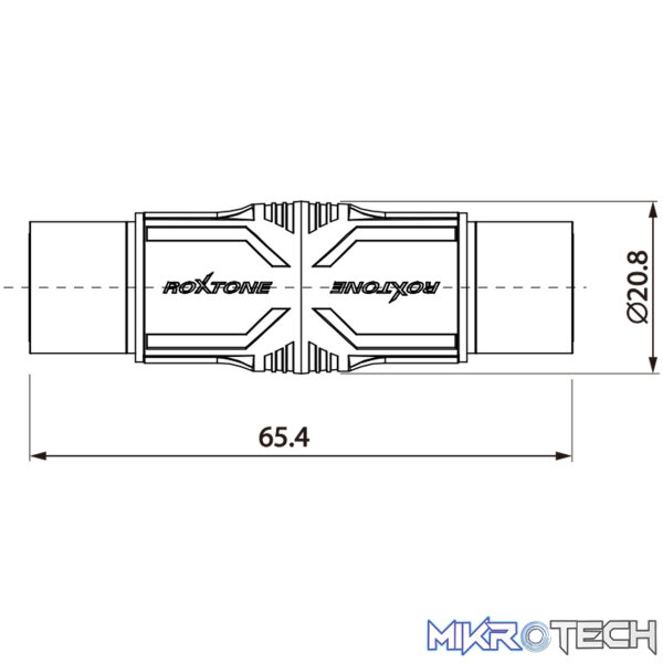 Roxtone - Adap Xlr Socket - Xlr Socket - Image 3
