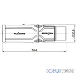 Roxtone - Adap Xlr Socket-6.3 Stereo Socket With Lock - Image 3