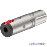 Roxtone - Leader Series Adap Xlr Plug- 6.3 St Socket With Lock