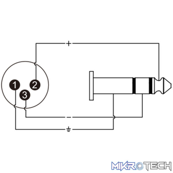 Roxtone - Adap Xlr Plug- 6.3 St Plug - Image 2