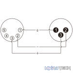 Roxtone - Leader Series Adap 3P Xlr Plug - 5P Xlr Socket - Image 4