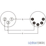 Roxtone - Leader Series Adap 5P Xlr Plug - 3P Xlr Socket - Image 4