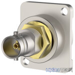 Roxtone - Bnc Female Socket Chassis Mount Nickel Plated Shell - Image 3