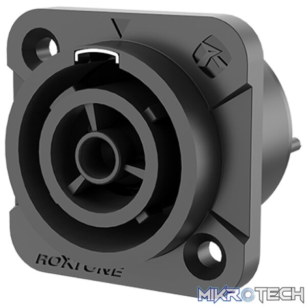 RAC3FPWP_1 Roxtone - Powercon Input Chassis Socket - Image 1