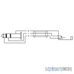 Roxtone - 3M Samurai Series Signal Lead 6.3 M St - 6.3 F St Socket - Image 3