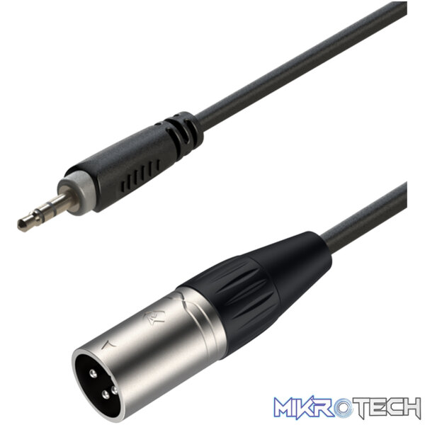 RACC425L3_1-1 Roxtone - 3M Signal Lead 3.5 M St - Xlr M - Image 1