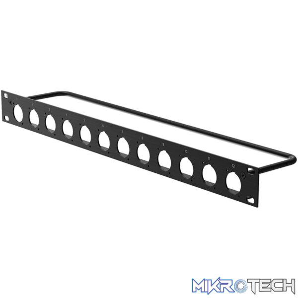 RACK1U12_1 Roxtone - Rack Panel D Size Chassis Connector - Image 1