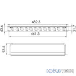 Roxtone - Rack Panel D Size Chassis Connector - Image 3
