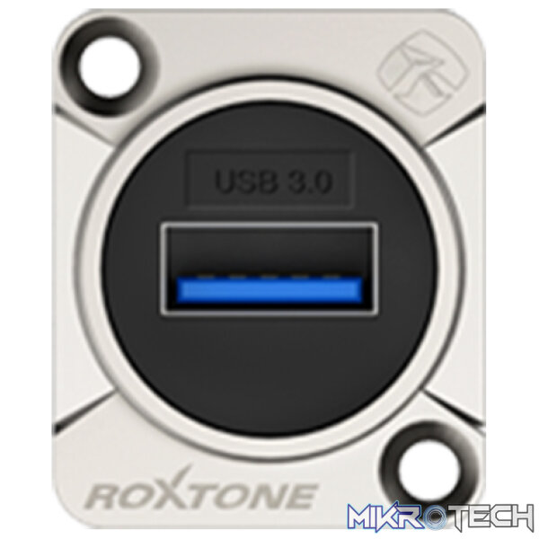 Roxtone - Usb Through Socket Nickel Plated Shell - Image 2