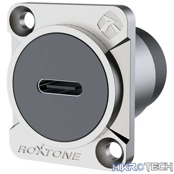 RAUCD_1 Roxtone - Type-C Through Socket Nickel Plated Shell - Image 1