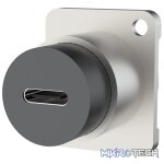 Roxtone - Type-C Through Socket Nickel Plated Shell - Image 2