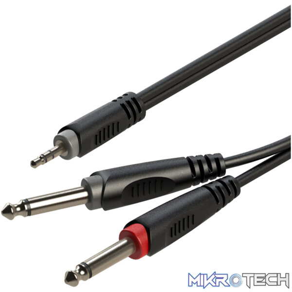 RAYC130L2_1 Roxtone - 2M Signal Lead 3.5 M St - 2X 6.3 M - Image 1