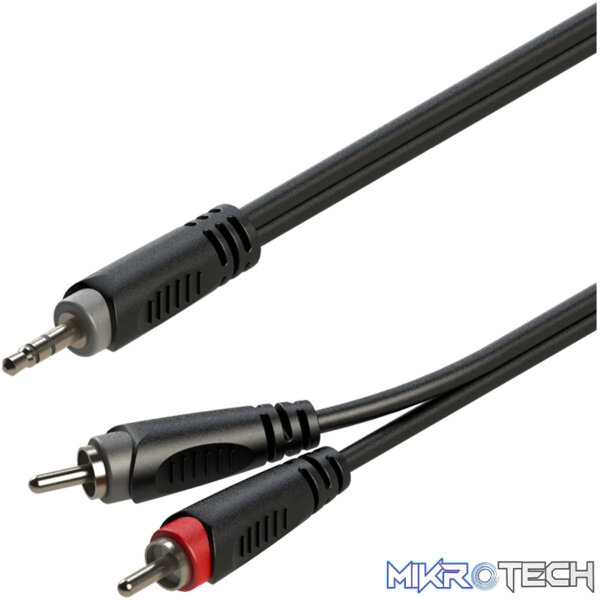RAYC150L2_1 Roxtone - 3M Signal Lead 3.5 M St - 2Rca M - Image 1