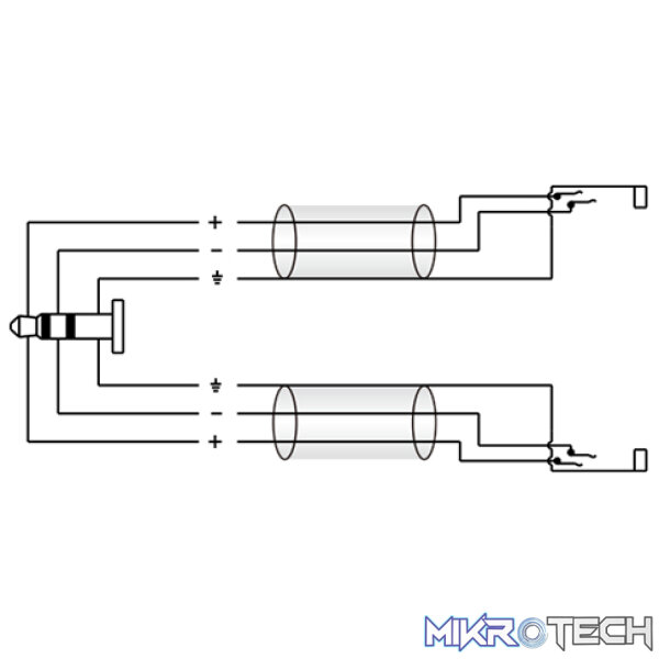 Roxtone - 0.2M Samurai Series Signal Lead 3.5 M St - 2 X 3.5 M St Socket - Image 3