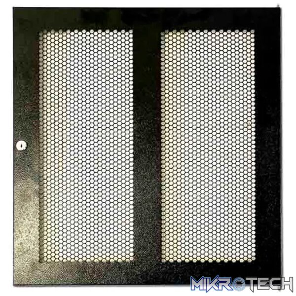 RCT 12U AP Pre-coated black wall mount cabinet 2x uprights 2x glands + Screws; 450mm GLASS DOOR. RCT 12U AP Pre-coated black wall mount cabinet 2x uprights 2x glands + Screws; 450mm GLASS DOOR.