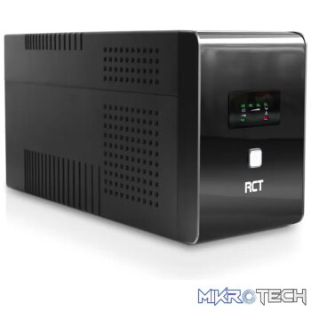 RCT 2400VAS LINE-INTERACTIVE UPS 1440W 1 x USB Comm PORT; 2x SA WALL; 3 x New SA SOCKET BATTERY 6 MONTH WARRANTY ONLY!