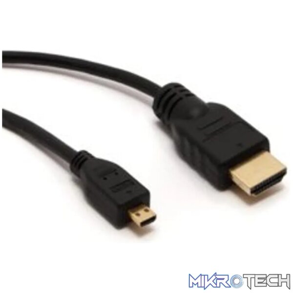 RCT 3M MICRO HDMI MALE TO HDMI MALE CABLE RCT 3M MICRO HDMI MALE TO HDMI MALE CABLE