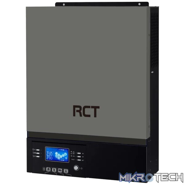 RCT AXPERT VM3 3KVA INVERTER 24V DC 4000W PV & BATTERY INDEPENDANT BMS Compatiable; BT; No Parallel Operations; RCT AXPERT VM3 3KVA INVERTER 24V DC 4000W PV & BATTERY INDEPENDANT BMS Compatiable; BT; No Parallel Operations;