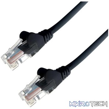 RCT - CAT5E PATCH CORD (FLY LEADS) 3M BLACK