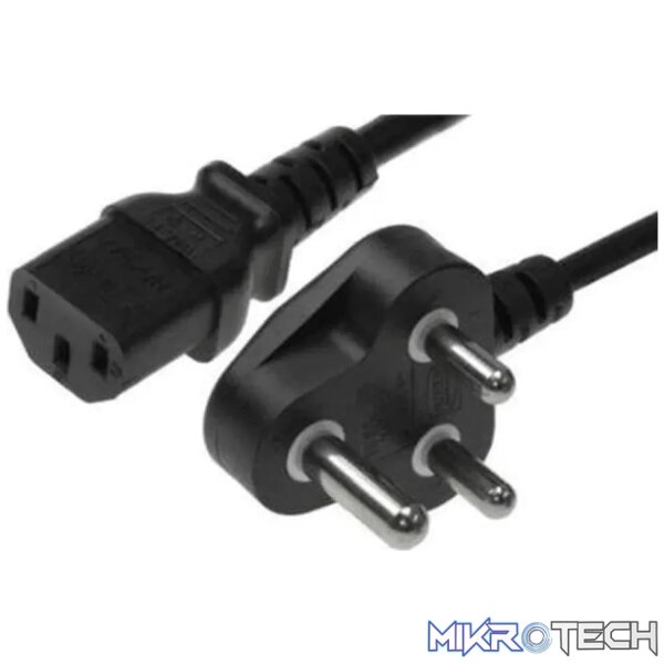 RCT - DEDICATED 3PIN POWER CABLE WITH IEC PLUG – 1.8M - 0.75MM RCT - DEDICATED 3PIN POWER CABLE WITH IEC PLUG – 1.8M - 0.75MM