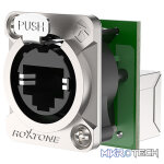 Roxtone - Cat5E Ethercon Through Socket Nickel Plated Shell