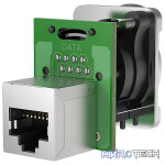 Roxtone - Cat5E Ethercon Through Socket Nickel Plated Shell - Image 2