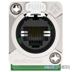Roxtone - Cat5E Ethercon Through Socket Nickel Plated Shell - Image 3