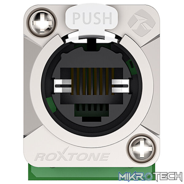 Roxtone - Cat5E Ethercon Through Socket Nickel Plated Shell - Image 3
