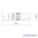 Roxtone - Rj45 Connector Housing Xlr-Type - Image 2
