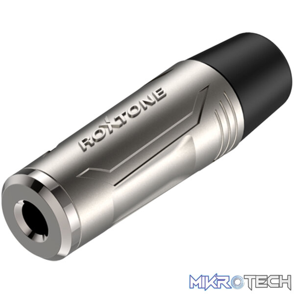 RMJ3FP-NN_1 Roxtone - 3.5Mm Jack Stereo Inline Female Nickel Plated Shell - Image 1