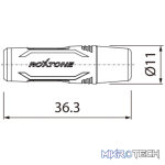 Roxtone - 3.5Mm Jack Stereo Inline Female Nickel Plated Shell - Image 2