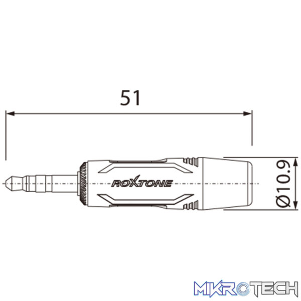 Roxtone - 3.5Mm Jack Stereo Nickel Plated Shell - Image 2