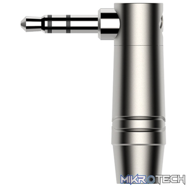 RMJ3RPP-NN_1 Roxtone - 3.5Mm Male Jack Stereo Nickel Plated Black Shell R/A - Image 1
